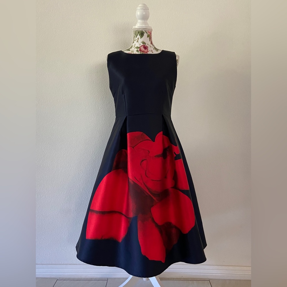 rose dress a line dress